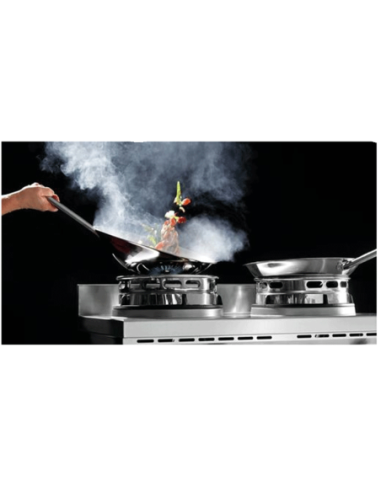 Wok à gaz de table 2 brûleurs 2 x 11.5 kW | Bartscher - 1052103 - 4