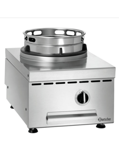 Wok à gaz de table 1 brûleur 11.5 kW | Bartscher - 1052303 - 1