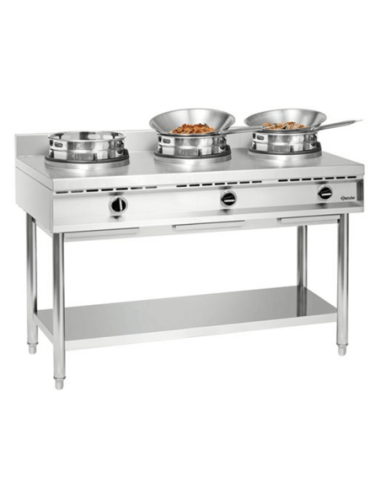 Wok à gaz de table 3 brûleurs 3 x 11.5 kW | Bartscher - 1053103 - 3