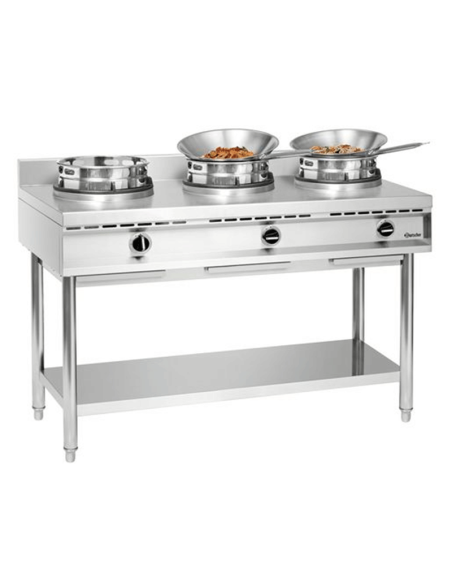 Wok à gaz de table 3 brûleurs 3 x 11.5 kW | Bartscher - 1053103 - 3