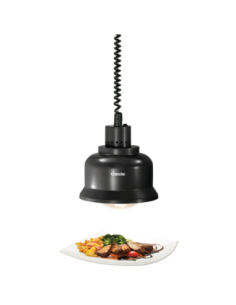 Lampes chauffantes rétractables buffets et comptoirs Noire | Bartscher - 114273