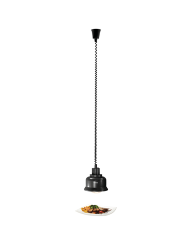 Lampes chauffantes rétractables buffets et comptoirs Noire | Bartscher - 114273 - 4