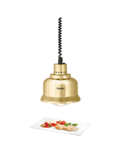 Lampes chauffantes rétractables buffets et comptoirs - Doré | Bartscher - 114275
