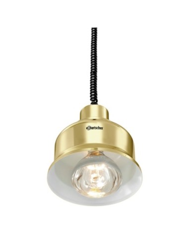 Lampes chauffantes rétractables buffets et comptoirs - Doré | Bartscher - 114275 - 2