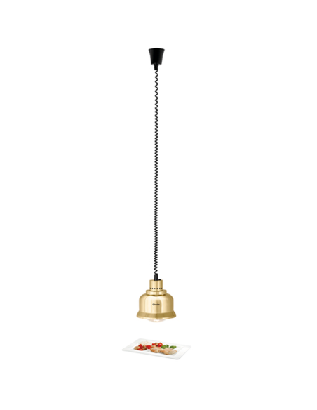 Lampes chauffantes rétractables buffets et comptoirs - Doré | Bartscher - 114275 - 3