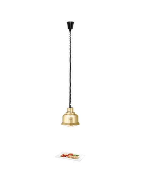 Lampes chauffantes rétractables buffets et comptoirs - Doré | Bartscher - 114275 - 4