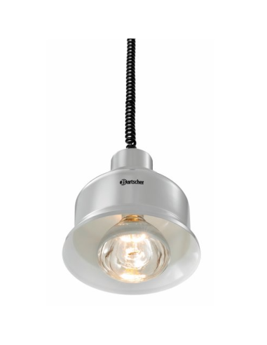 Lampes chauffantes rétractables buffets et comptoirs Argent | Bartscher - 114278 - 2