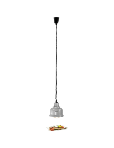 Lampes chauffantes rétractables buffets et comptoirs Argent | Bartscher - 114278 - 3