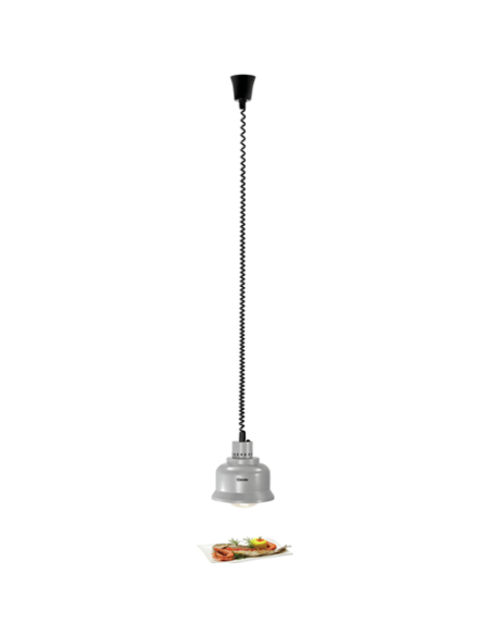 Lampes chauffantes rétractables buffets et comptoirs Argent | Bartscher - 114278 - 3