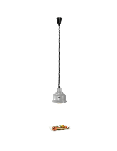 Lampes chauffantes rétractables buffets et comptoirs Argent | Bartscher - 114278 - 4