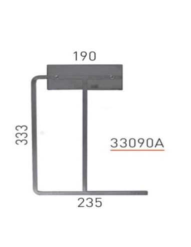 Support pour rampe chauffante Sofraca - 1
