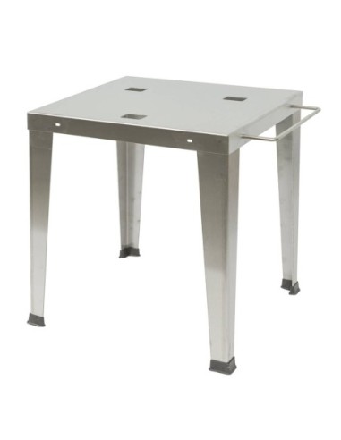 Table support inox (lxpxh : 420x420x505) pour T5E/T5M | Dito Sama - 653496 - 1