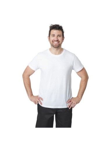 T-Shirt mixte blanc L - 1