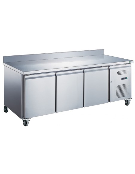 Table desserte positive adossée GN 1/1 profondeur 700 - 3 portes - 1