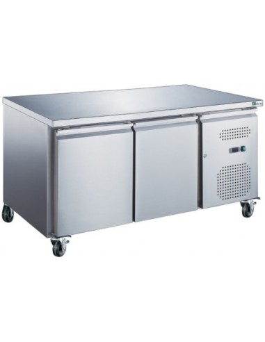 Table desserte positive centrale profondeur 600 - 2 portes - 1
