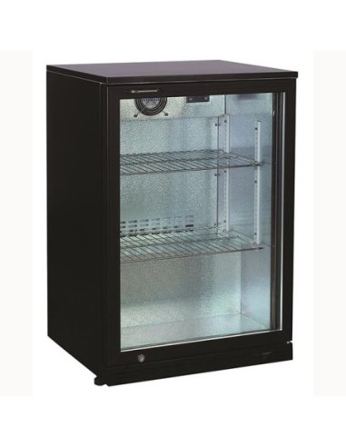 Arrière bar réfrigéré 1 porte vitrée battante 138 litres - 1
