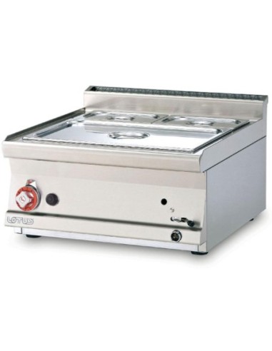 Bain marie gaz 1xGN1/1 et 1xGN1/4 - Série 600 - 1