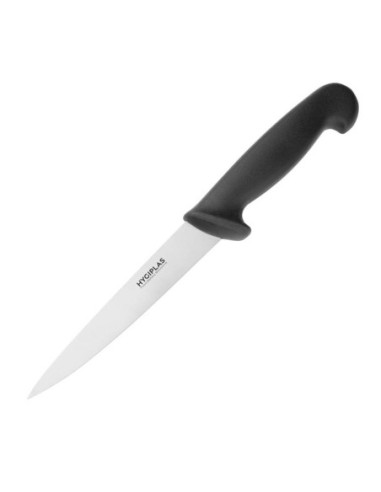 Couteau à filet Hygiplas noir 150mm - 1