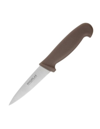 Couteau d office Hygiplas marron 90mm - 1
