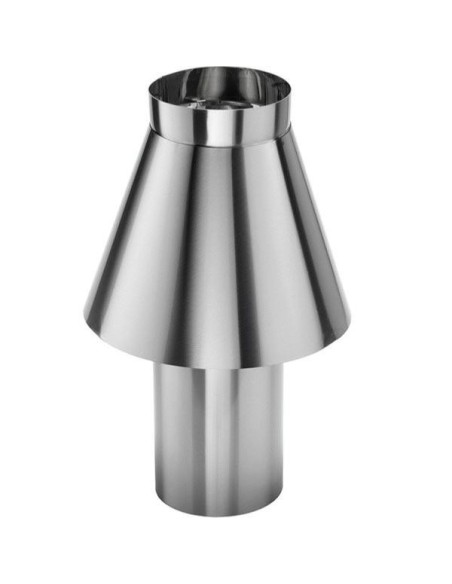Cheminée anti-vent pour fours à pizza Gaz GGF - Ø 150 mm - 1