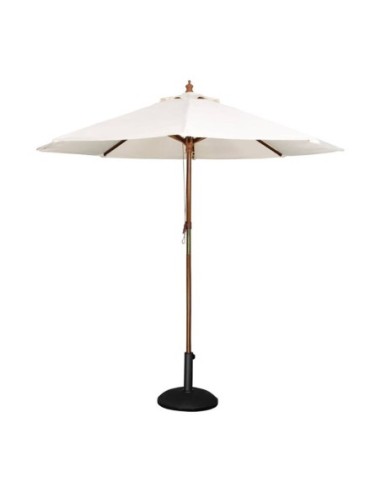 Parasol rond Bolero écru 2,5m - 1