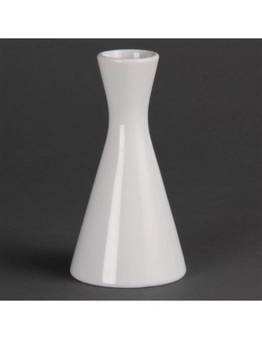 Vases bouteilles blancs 140mm Olympia - 1