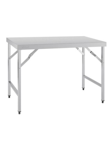 Table pliante inox Vogue 1200 mm - 1