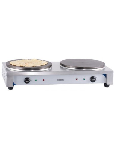 Crêpière électrique double Ø 35 cm - Puissance 4,4 kW | Casselin - CCD35E - 1