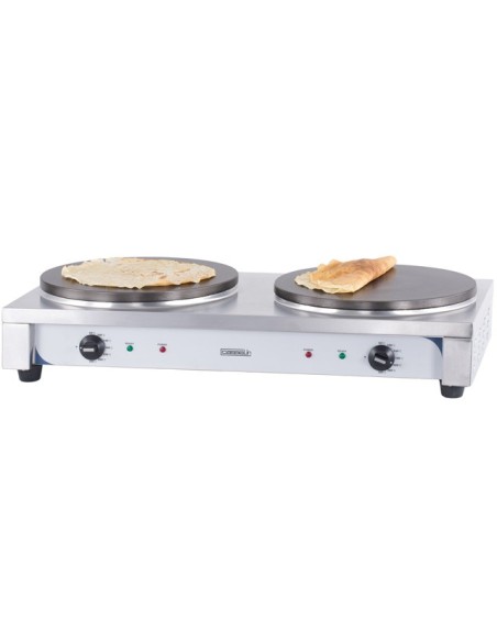 Crêpière électrique double Ø 40 cm - Puissance 5,4 kW | Casselin - CCD40E - 2