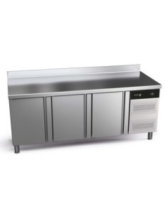 Table réfrigérée négative adossée 3 portes - 428 L | Fagor - CCN-3G