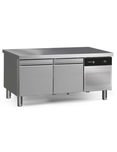 Soubassement réfrigéré positif 2 tiroirs GN 2/3 - 177 L | Fagor - CCPB-2GW - 1