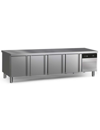Soubassement réfrigéré positif 4 portes - 377 L | Fagor - CCPB-4G - 1
