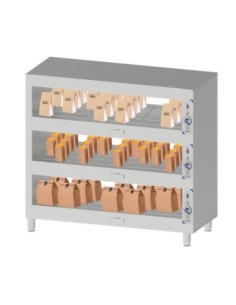 Etagère chauffante 100 3 étagères chauffantes | Casselin - CEC100 - 1