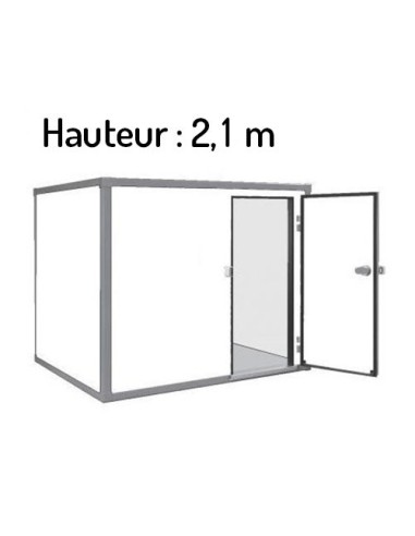 Chambre froide positive 5,12 m3 (1,6 x 1,6 x 2 m) Monobloc de paroi - 1