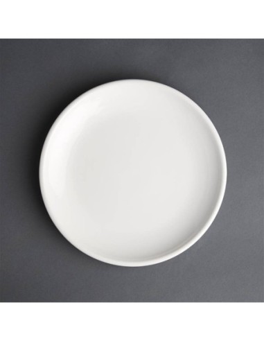 Assiette plate blanche Olympia Café 205mm - lot de 12 - 1