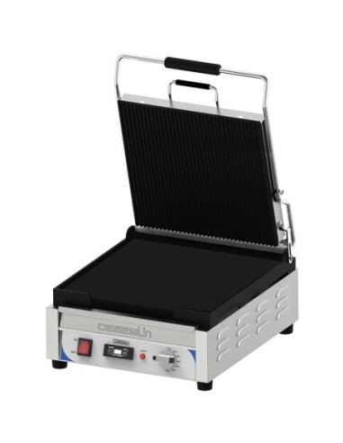 Grill panini XL Premium plaques mixtes avec minuteur | Casselin - CGPRLXLPT - 1