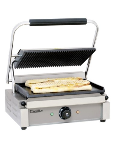 Grill panini plaques mixtes avec minuteur | Casselin - CGPRL - 1
