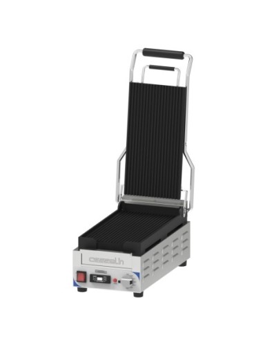 Grill panini compact Premium rainurées avec minuteur | Casselin - CGPRRXSPT - 1