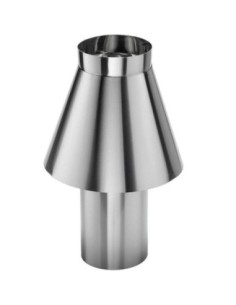 Cheminée anti-vent pour fours à pizza Gaz Prismafood - 1