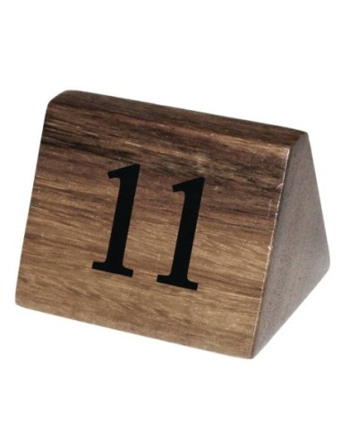 Numéros de table en bois Olympia 11 à 20 - 1