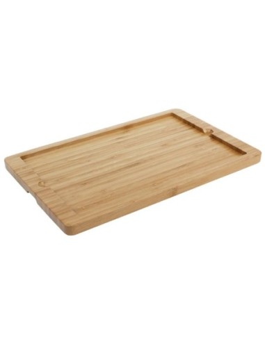 Planche support en bois Olympia pour plat en ardoise CM063 330x210x15mm - 1