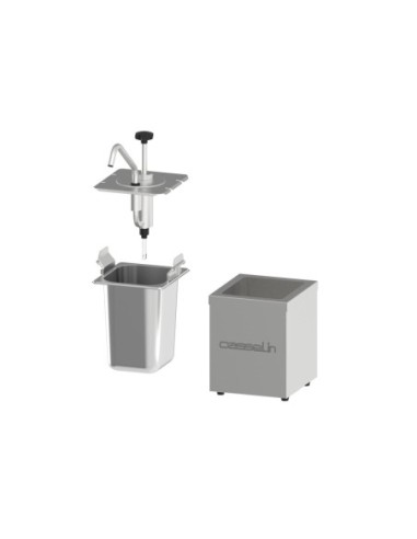 Pompe à sauce bac GN 1/6 2,5 L | Casselin - CPSN1 - 1