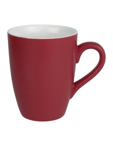 Mug pastel mat en porcelaine Olympia rouge 320ml - 1