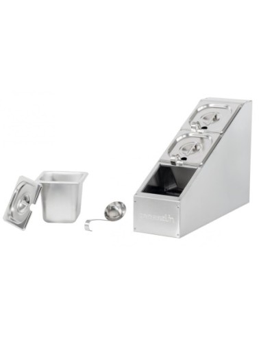 Support pour 3 bacs GN 1/6 | Casselin - CSBG316 - 1