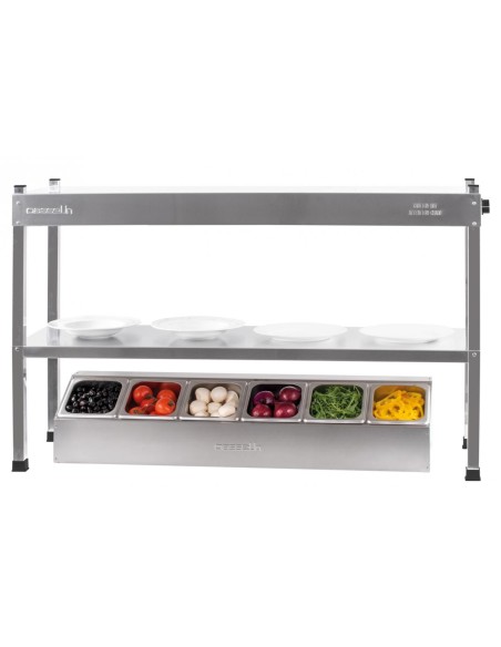Support simple pour 6 bacs GN 1/6 | Casselin - CSBG616 - 3