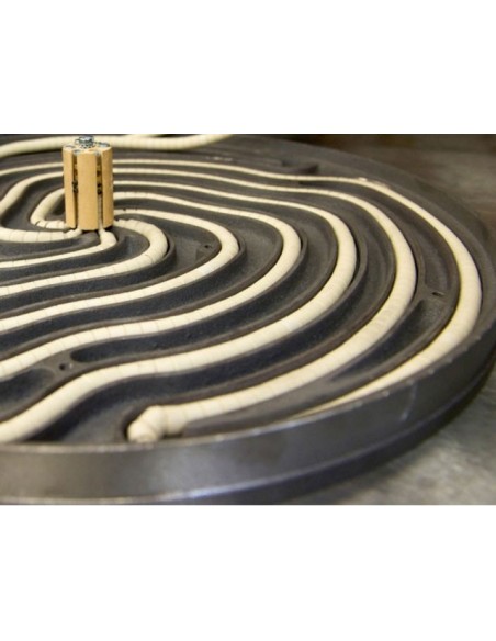 Crêpière électrique 2 plaques sur châssis rond série standard - Ø 35 cm - 2