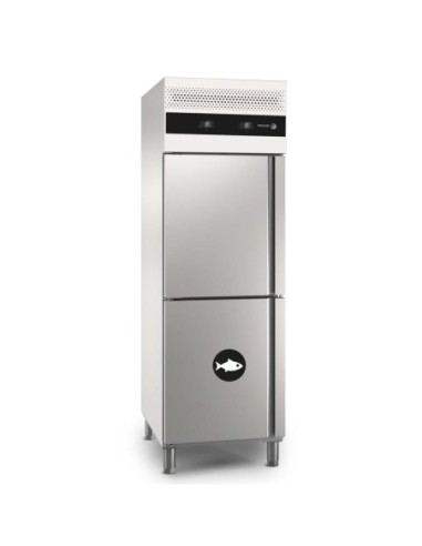 Armoire réfrigérée positive inox pour poisson 2 portes 596 L | Fagor - CUD12G/F - 1