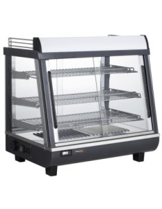 Vitrine chauffante à poser avec éclairage LED 96 L | Casselin - CVC96L - 1