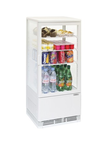 Mini vitrine réfrigérée positive 78 L Blanche | Casselin - CVR78LB - 1