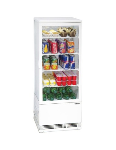 Vitrine réfrigérée positive 98 L Blanche | Casselin - CVR98LB - 1